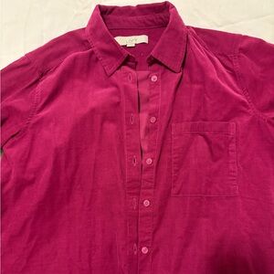 Women’s LOFT corduroy style button up